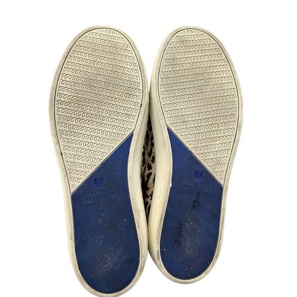 9.5 Rothy's Leapord Print Slip On Sneakers Great Condition! - Picture 12 of 15